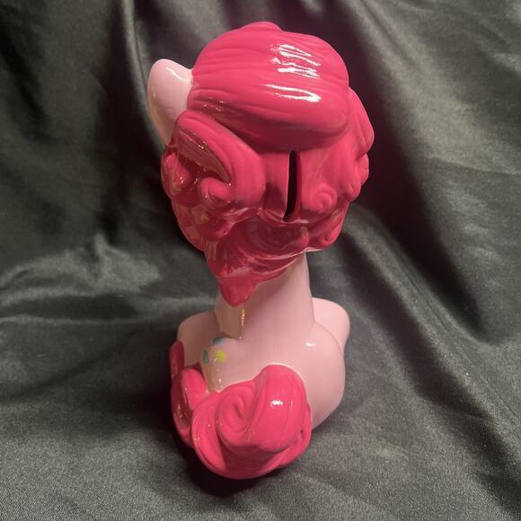 2014 Hasbro FAB My Little Pony PINKIE PIE Ceramic Piggy Coin Bank 9.5" Figurine - Picture 4 of 8